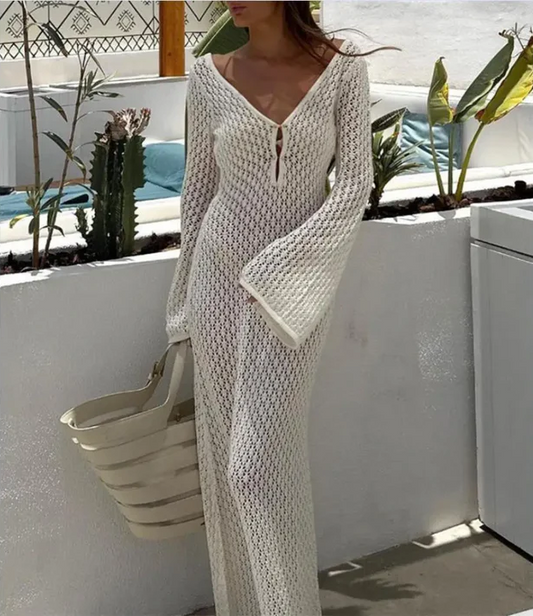 Sophia ™ Crochet Maxi Jurk